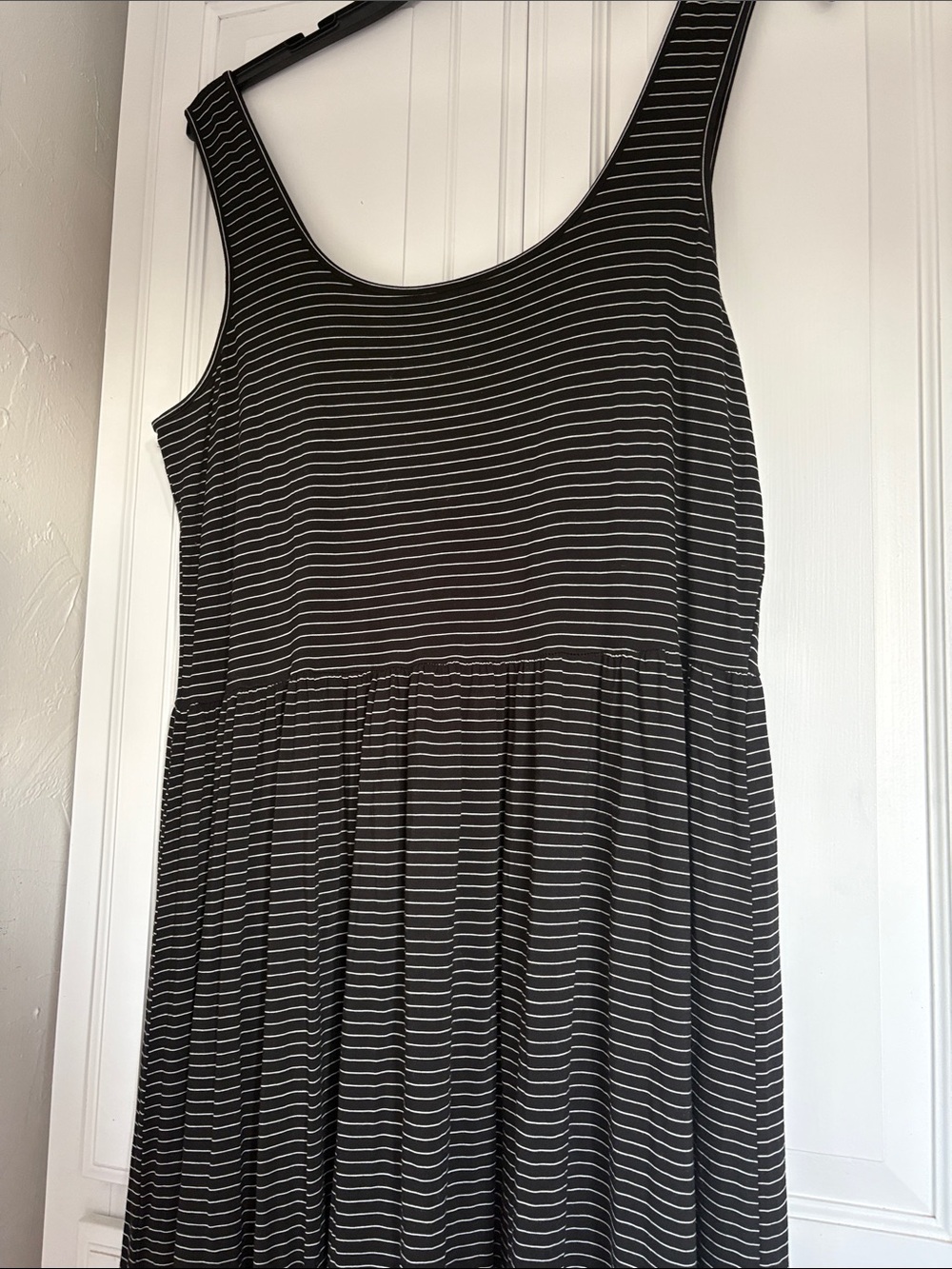 GAP XL TALL Black and White Striped Maxi Dress - Picture 4 of 4